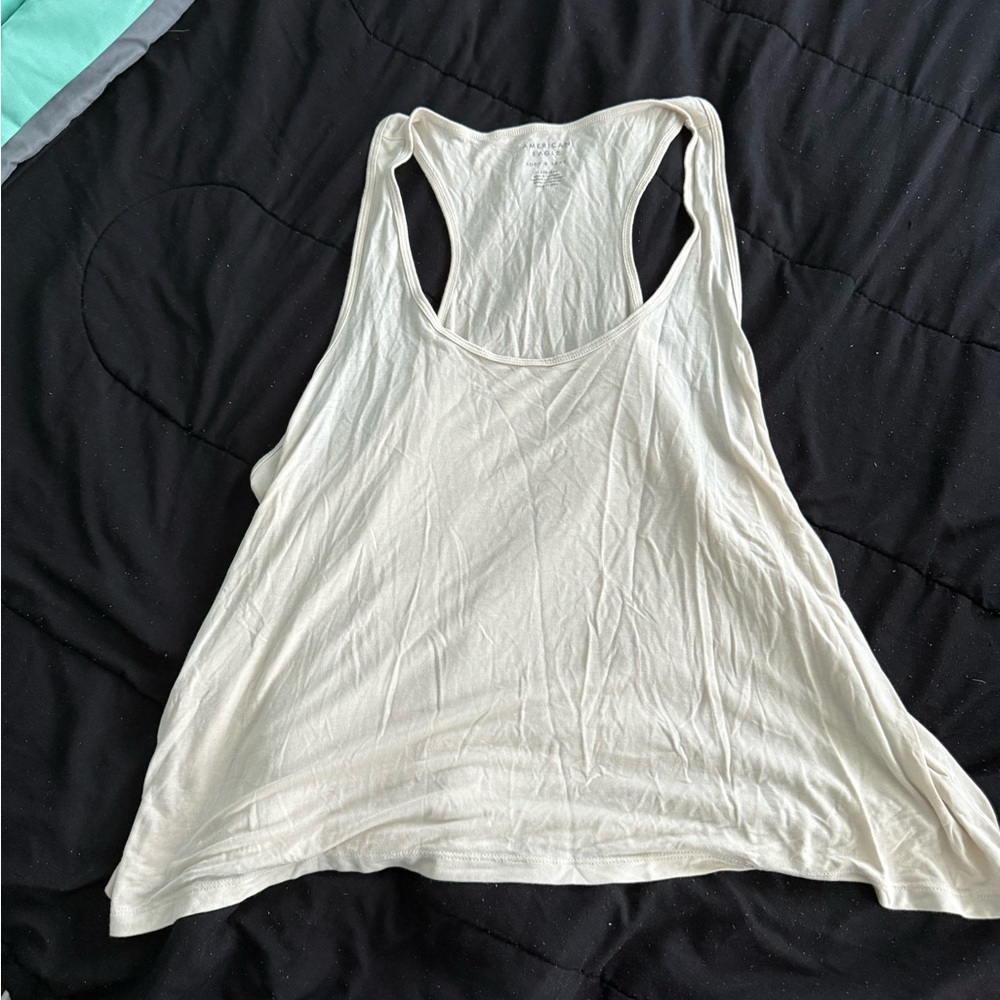 American Eagle Outfitters Off-White Tank Top